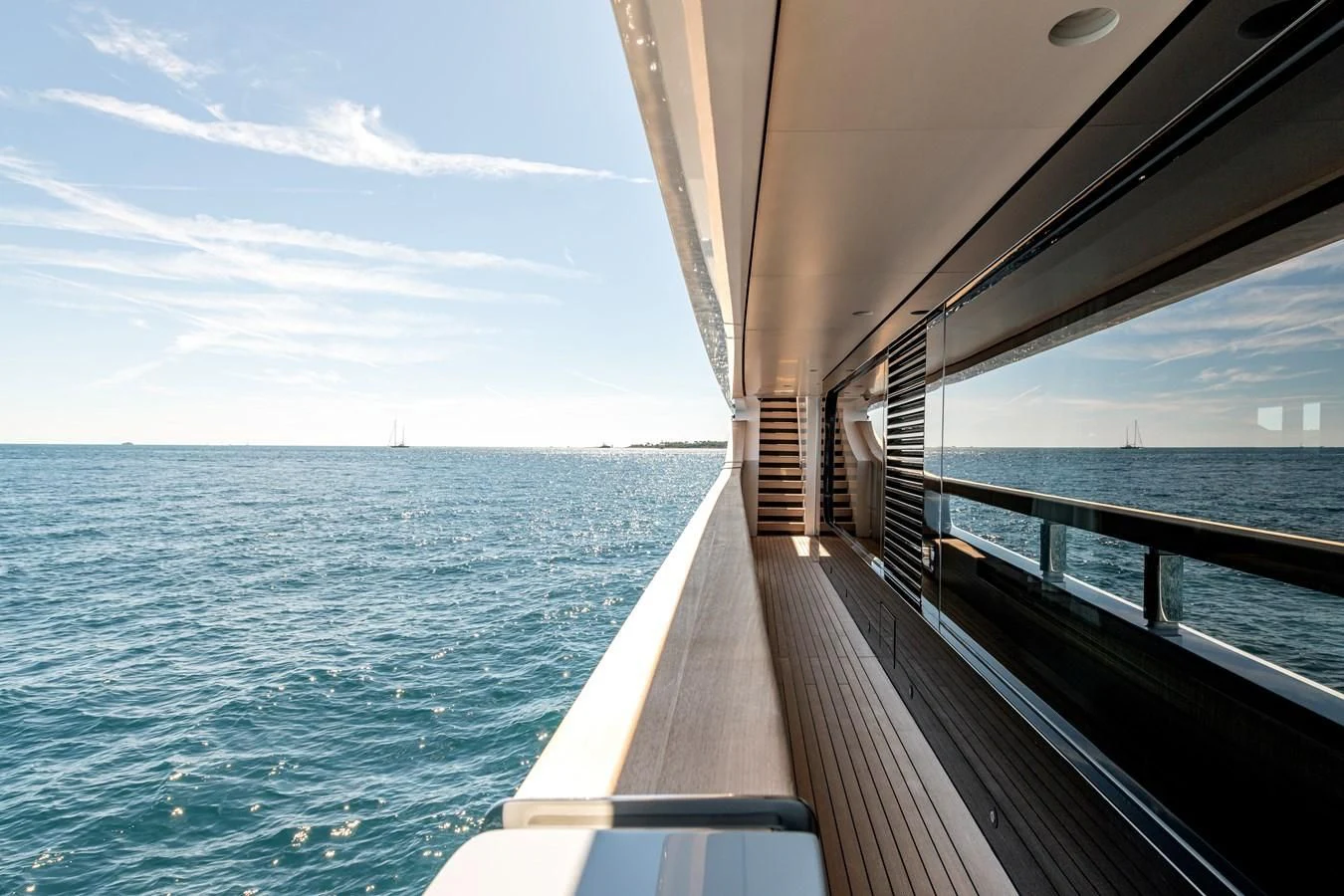a boat on the water aboard MEDIALLY Yacht for Sale