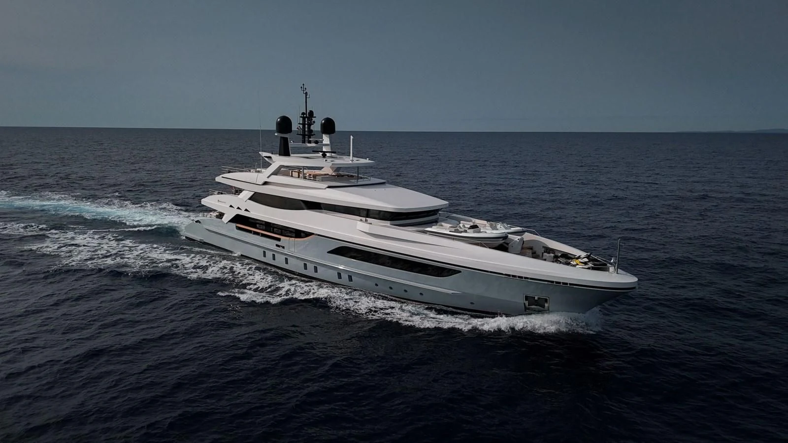 a boat on the water aboard MEDIALLY Yacht for Sale