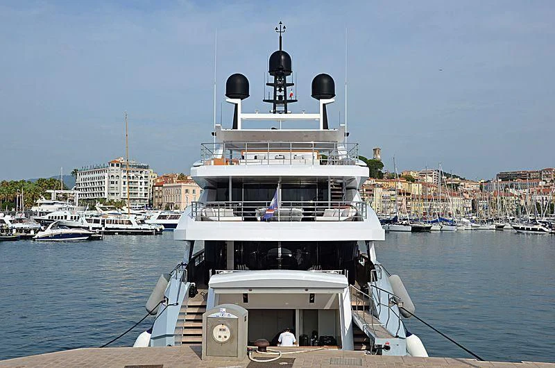 a boat in the water aboard MEDIALLY Yacht for Sale