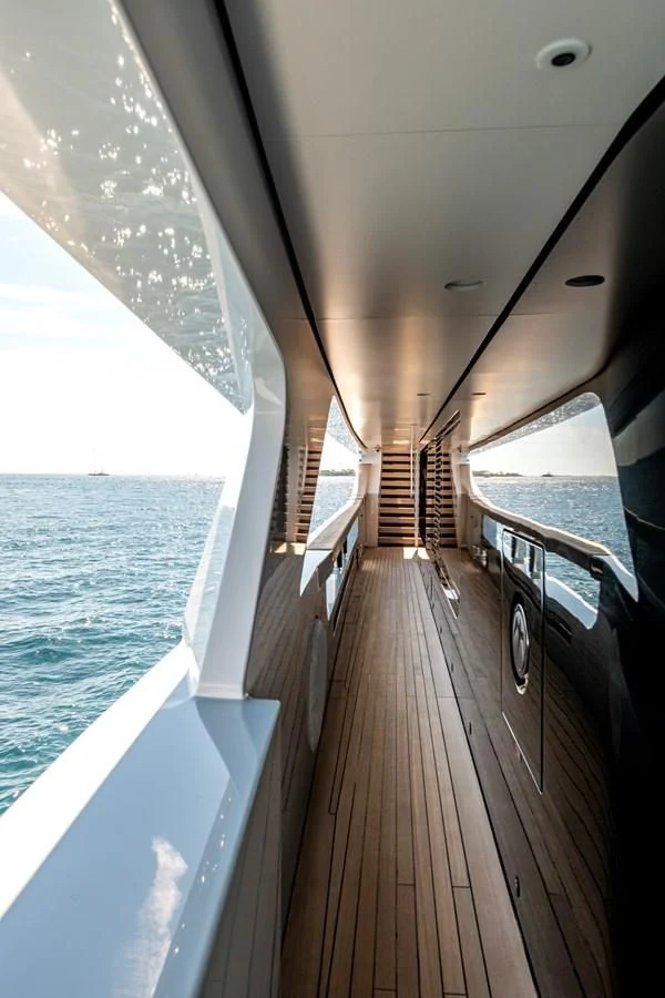 a boat on the water aboard MEDIALLY Yacht for Sale