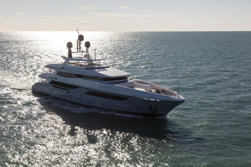 a boat in the water aboard MEDIALLY Yacht for Sale