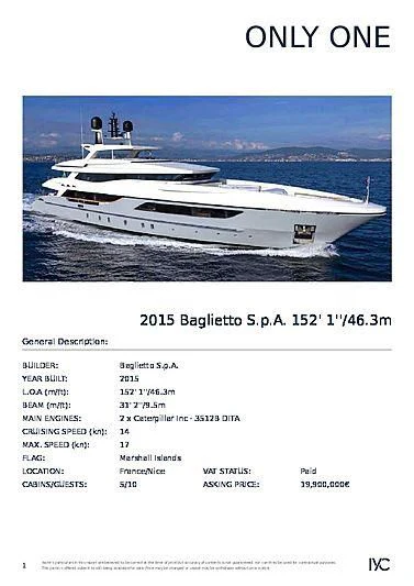 graphical user interface, website aboard MEDIALLY Yacht for Sale