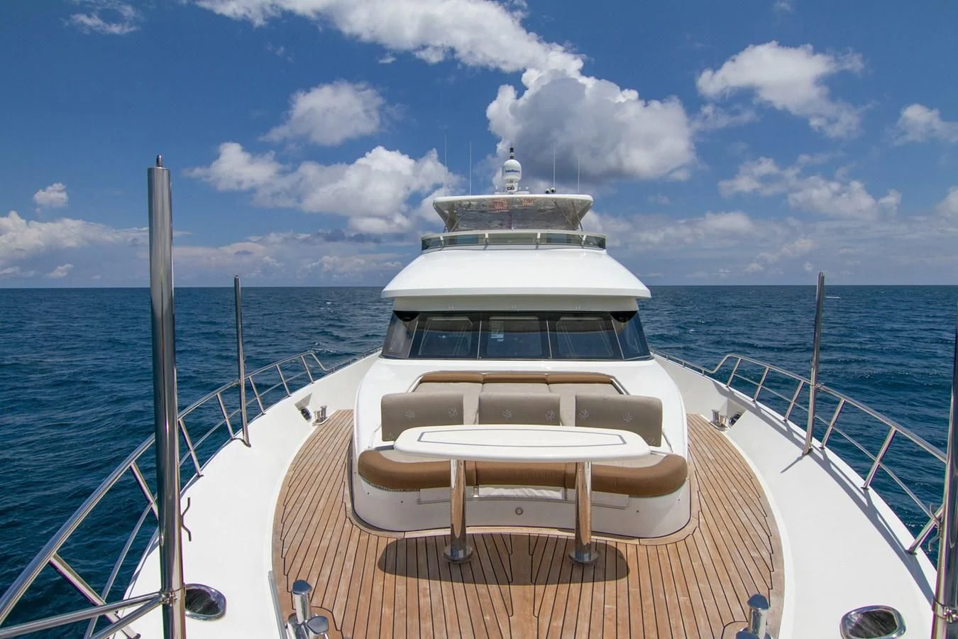 a boat on the water aboard BRAVO Yacht for Sale