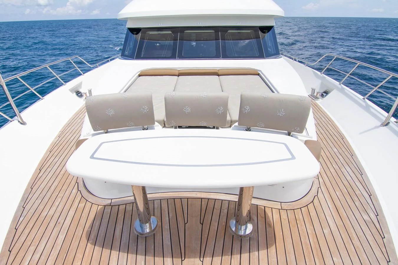a boat on the water aboard BRAVO Yacht for Sale