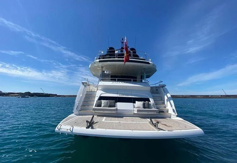 a boat in the water aboard SEA WATER II Yacht for Sale