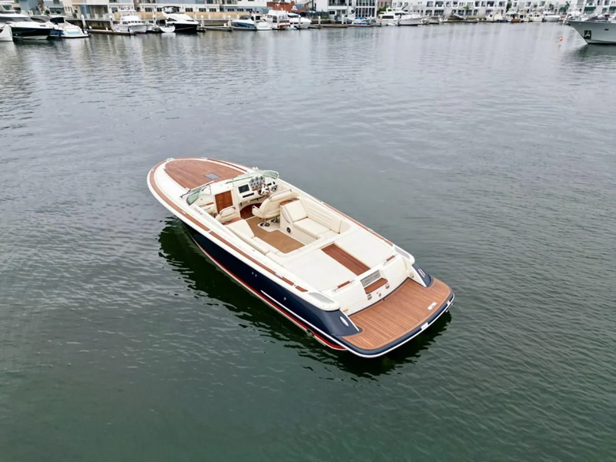 a boat on the water aboard CHRIS CRAFT 28 Yacht for Sale