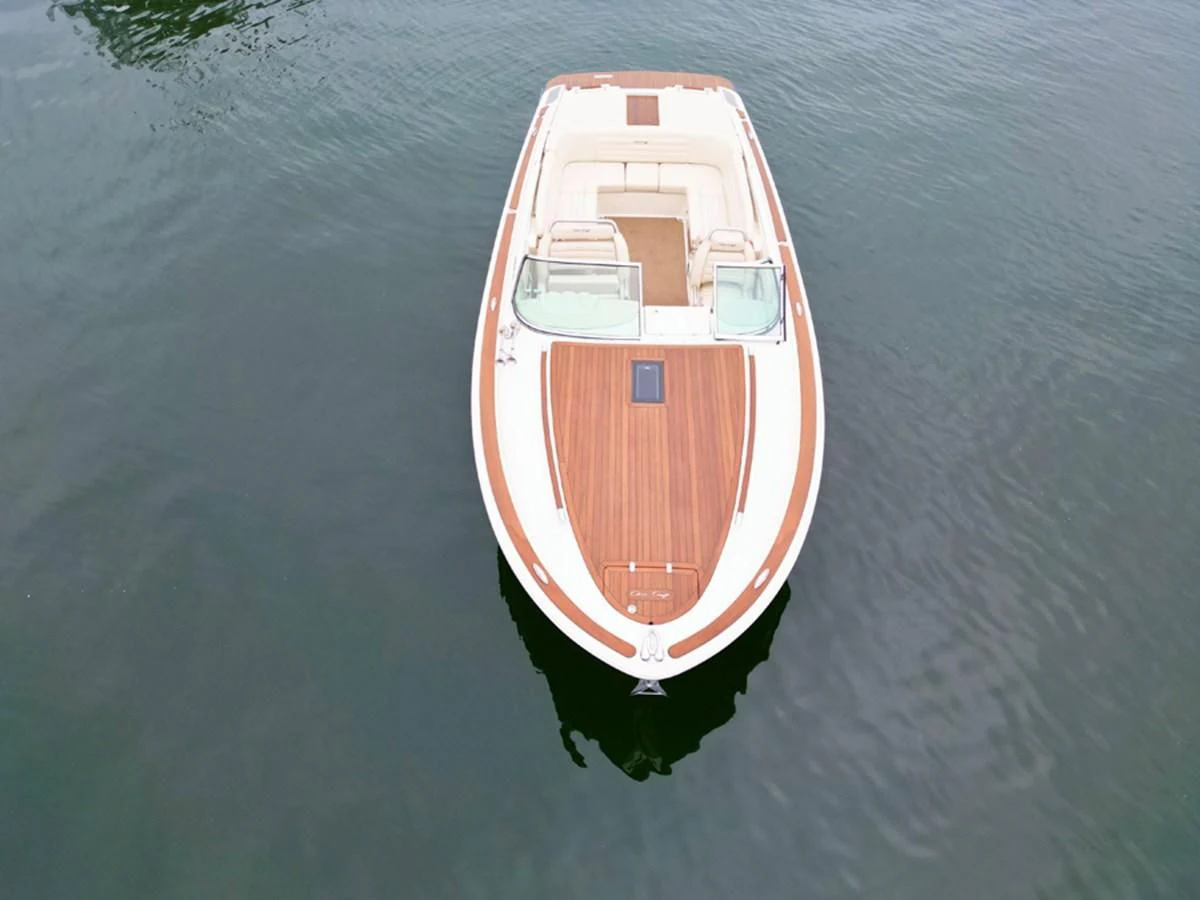 a boat in the water aboard CHRIS CRAFT 28 Yacht for Sale