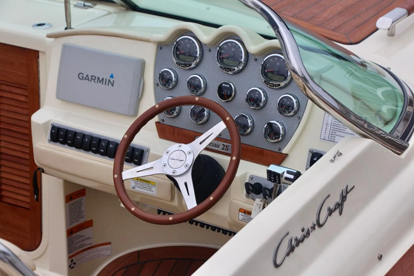 a close-up of a machine aboard CHRIS CRAFT 28 Yacht for Sale