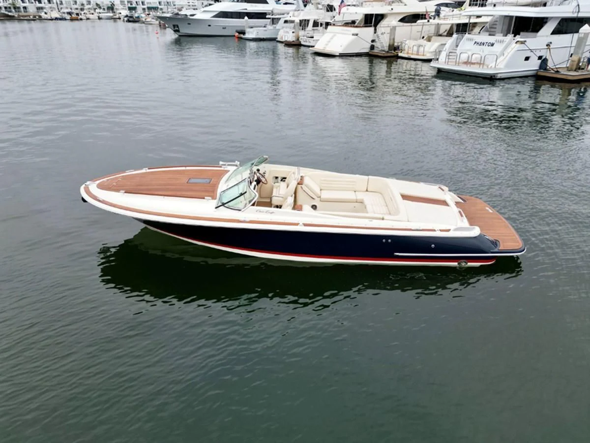 a boat in the water aboard CHRIS CRAFT 28 Yacht for Sale