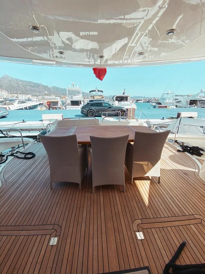 engineering drawing aboard HELENA Yacht for Sale