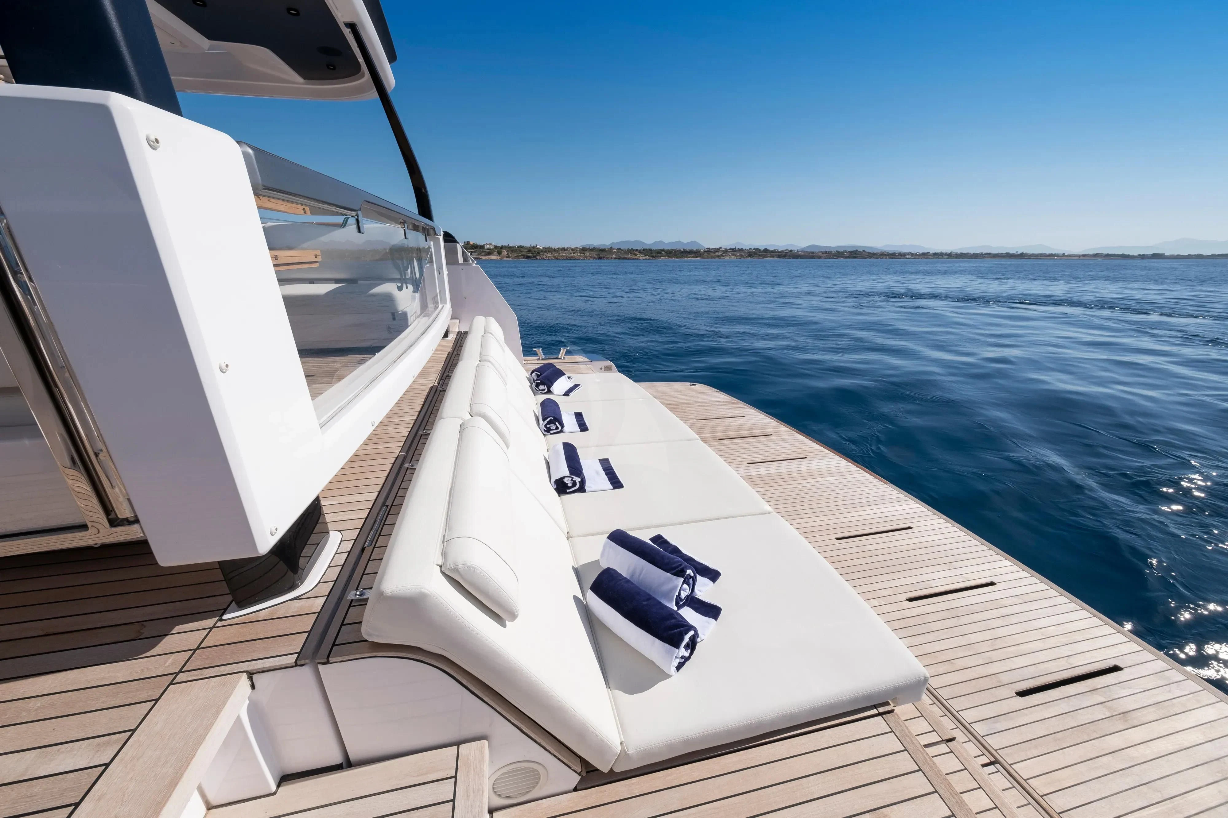 a boat on the water aboard SPICA Yacht for Sale