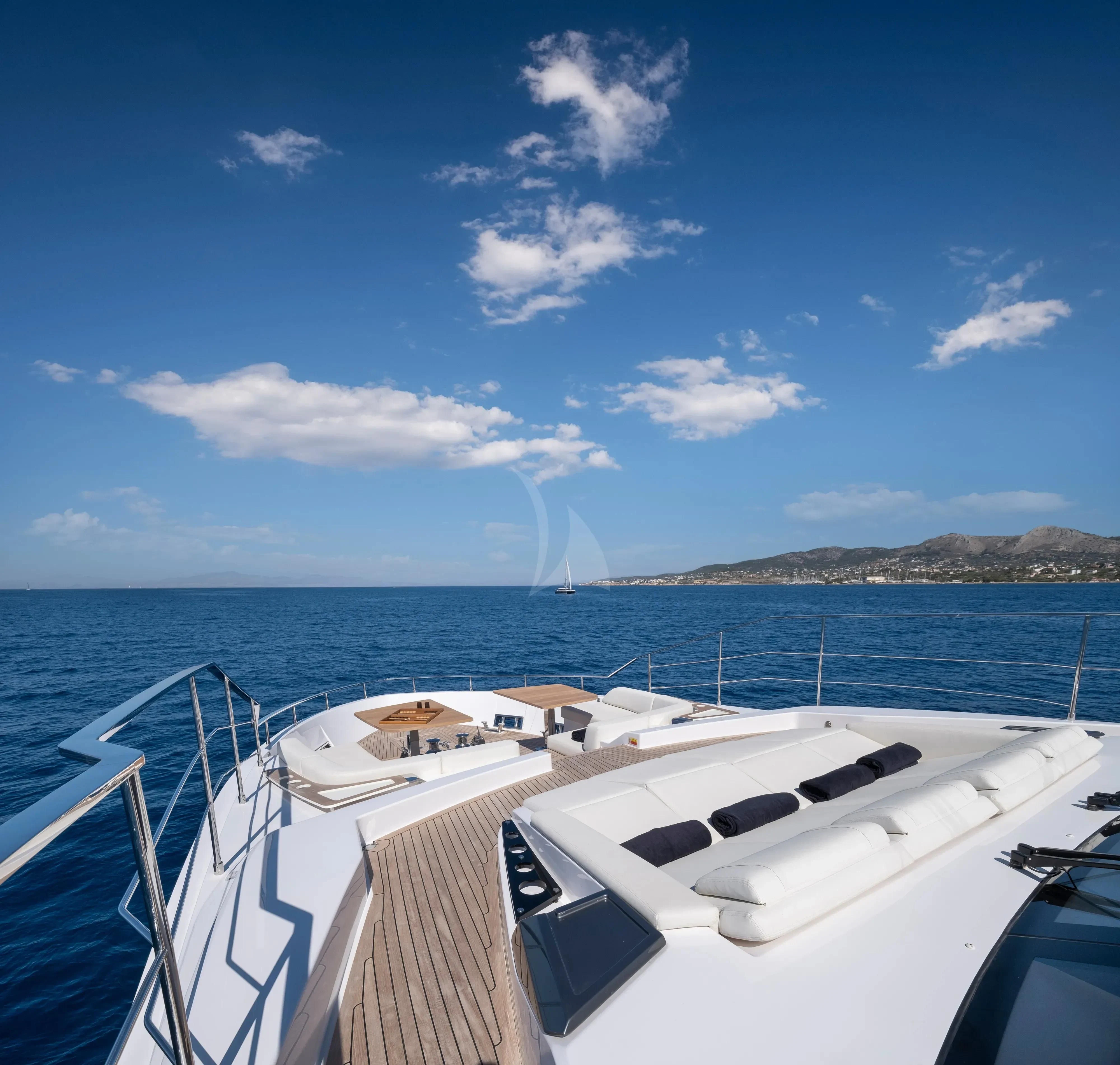 a boat on the water aboard SPICA Yacht for Sale