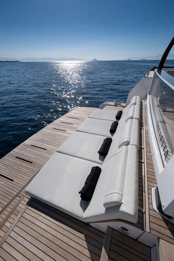 a boat on the water aboard SPICA Yacht for Sale