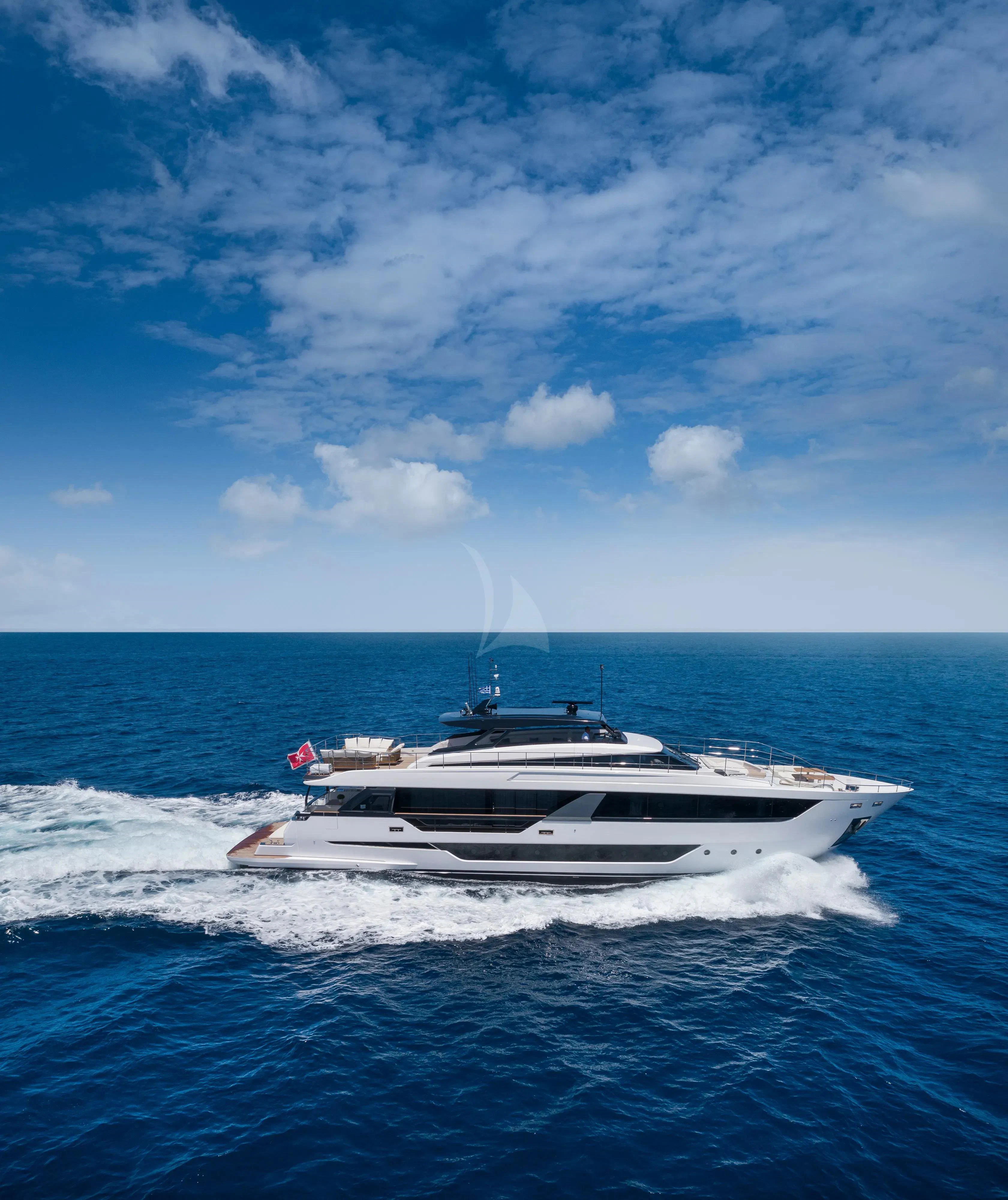 a boat on the water aboard SPICA Yacht for Sale