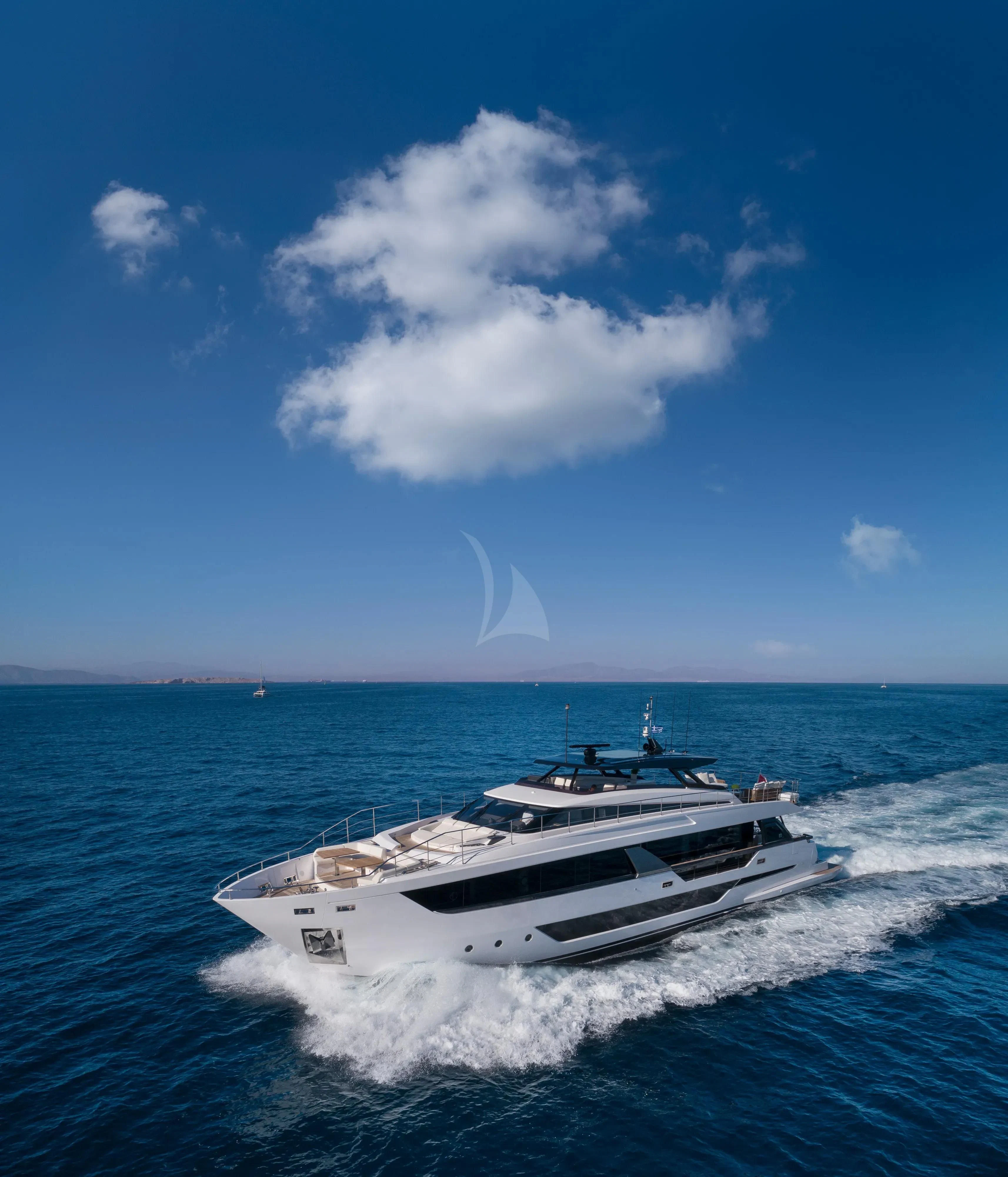 a boat on the water aboard SPICA Yacht for Sale