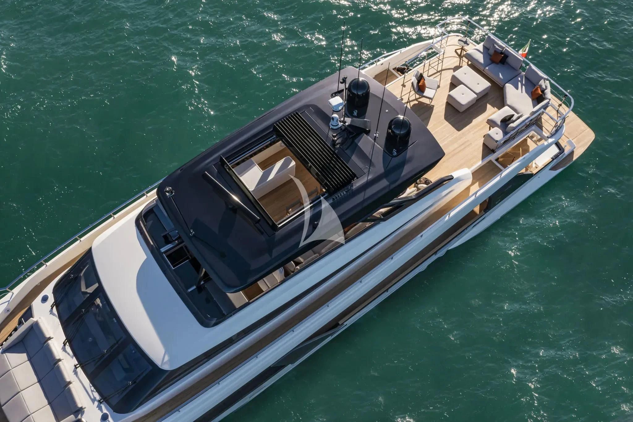 a boat on the water aboard SPICA Yacht for Sale