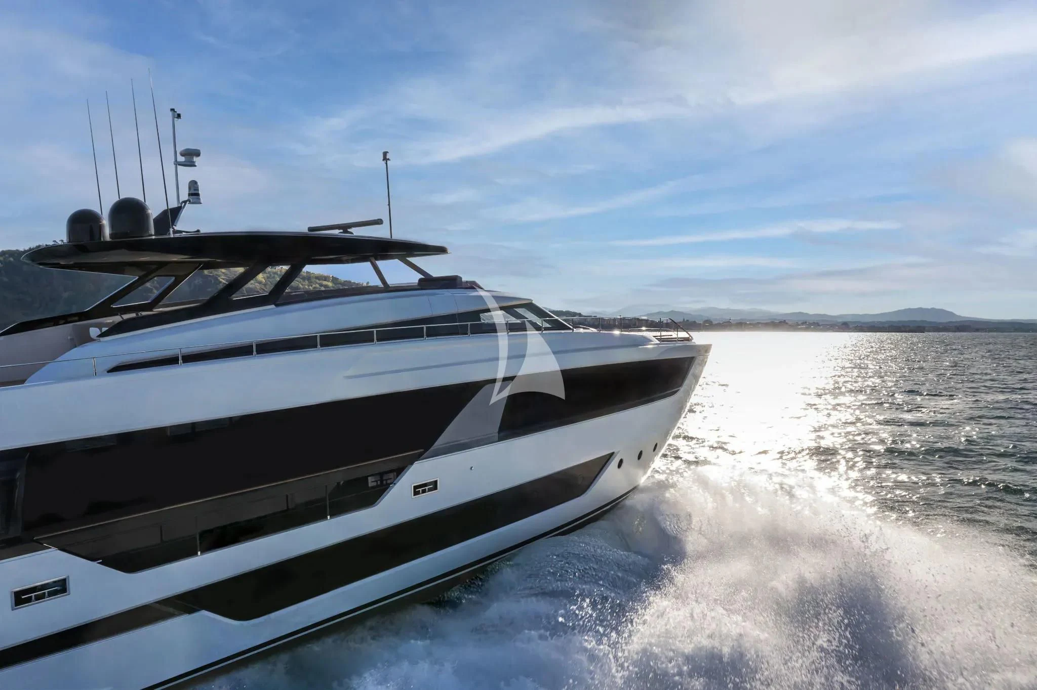 a boat on the water aboard SPICA Yacht for Sale