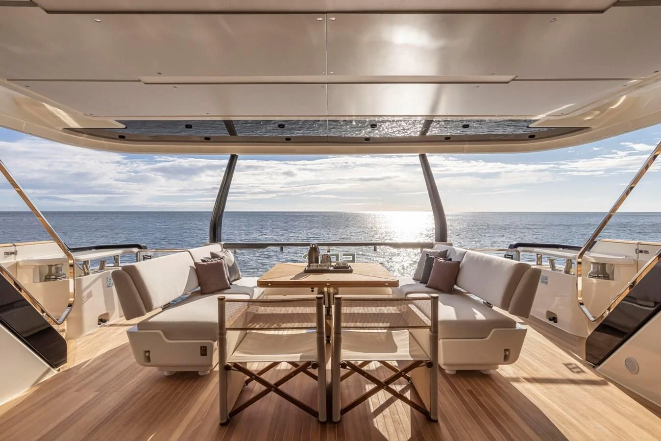 a boat on the water aboard SPICA Yacht for Sale