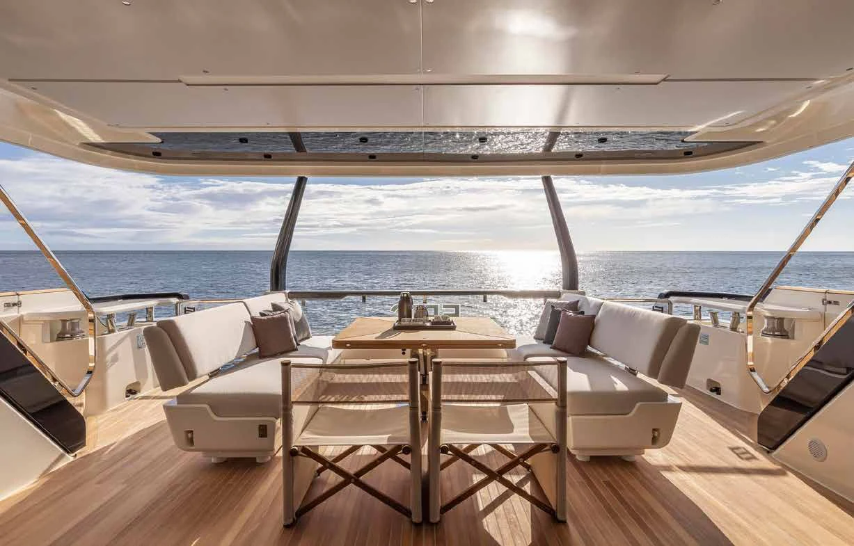 a boat on the water aboard SPICA Yacht for Sale