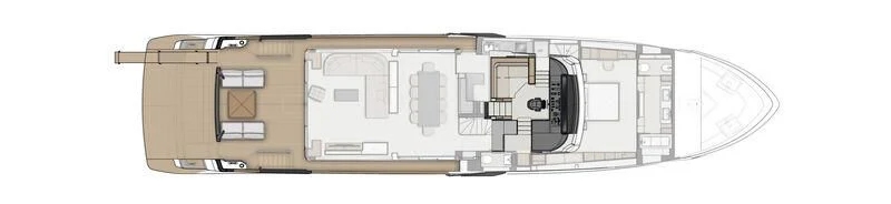 diagram, engineering drawing aboard SPICA Yacht for Sale
