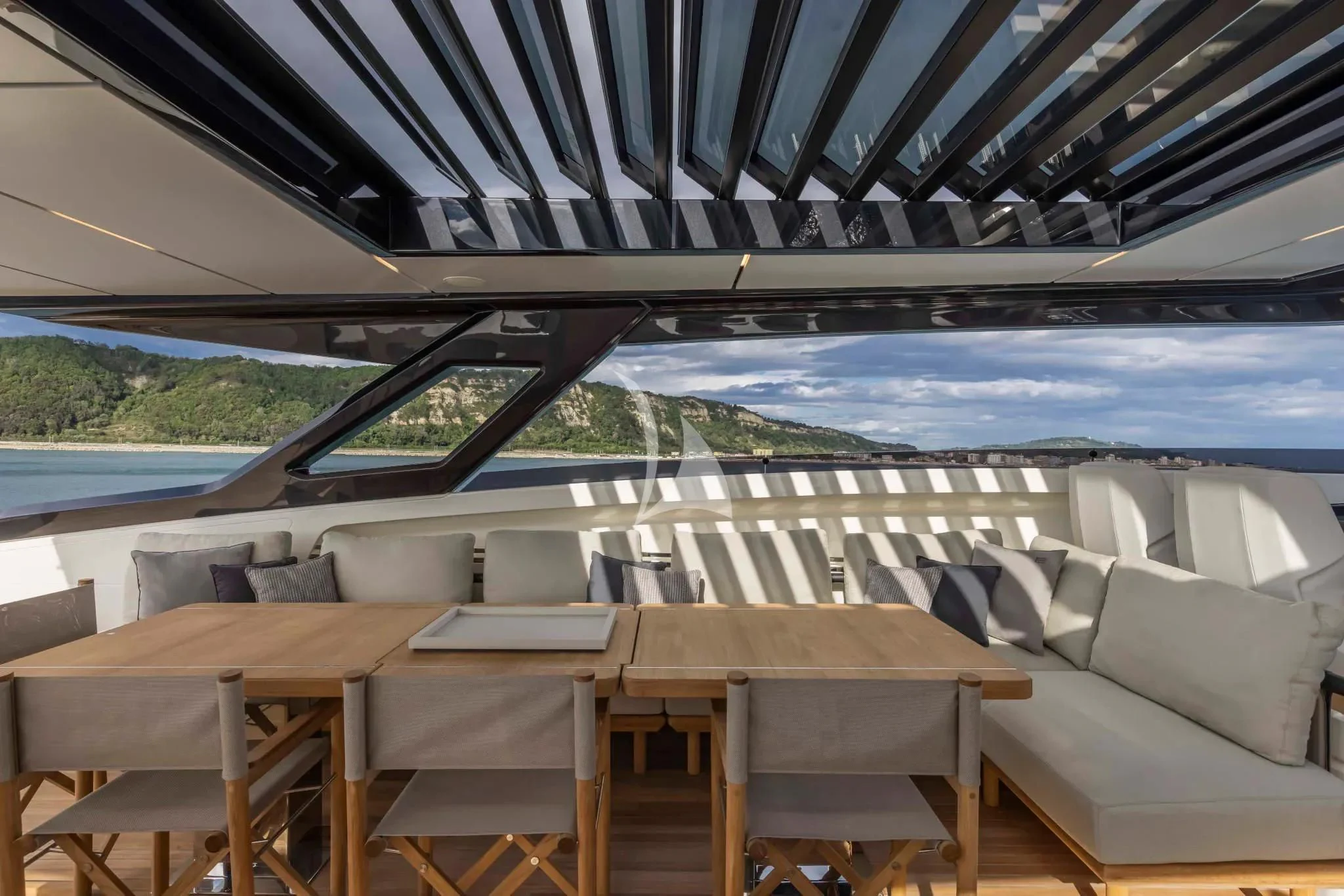 a boat on the water aboard SPICA Yacht for Sale