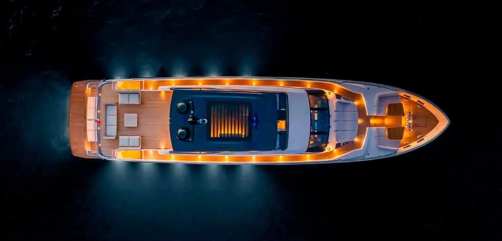 a toy train with lights aboard SPICA Yacht for Sale