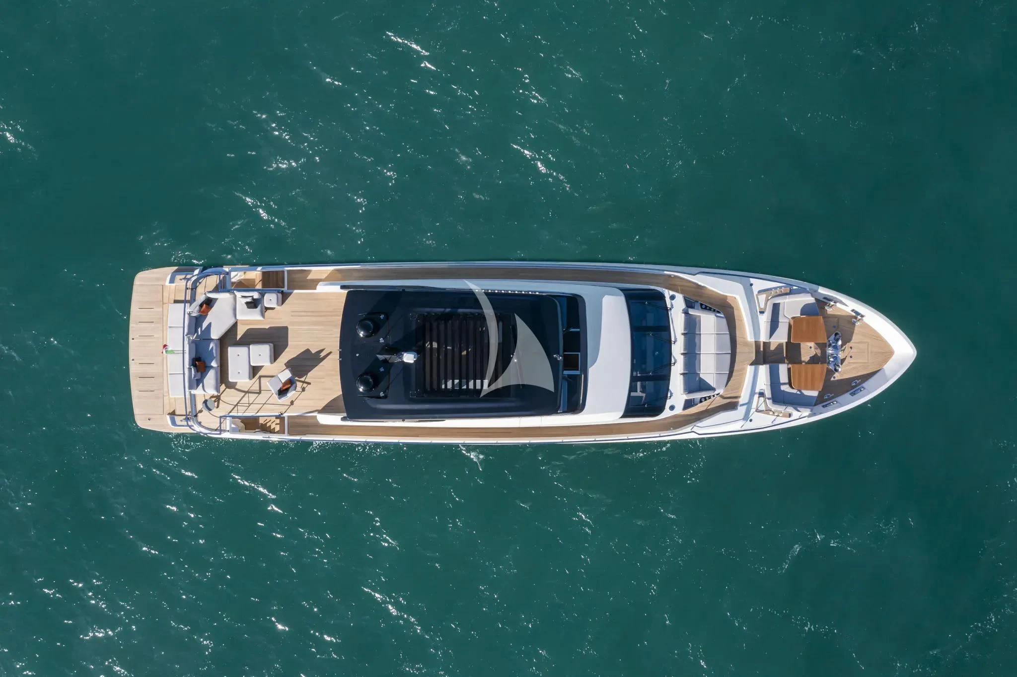 a boat on the water aboard SPICA Yacht for Sale