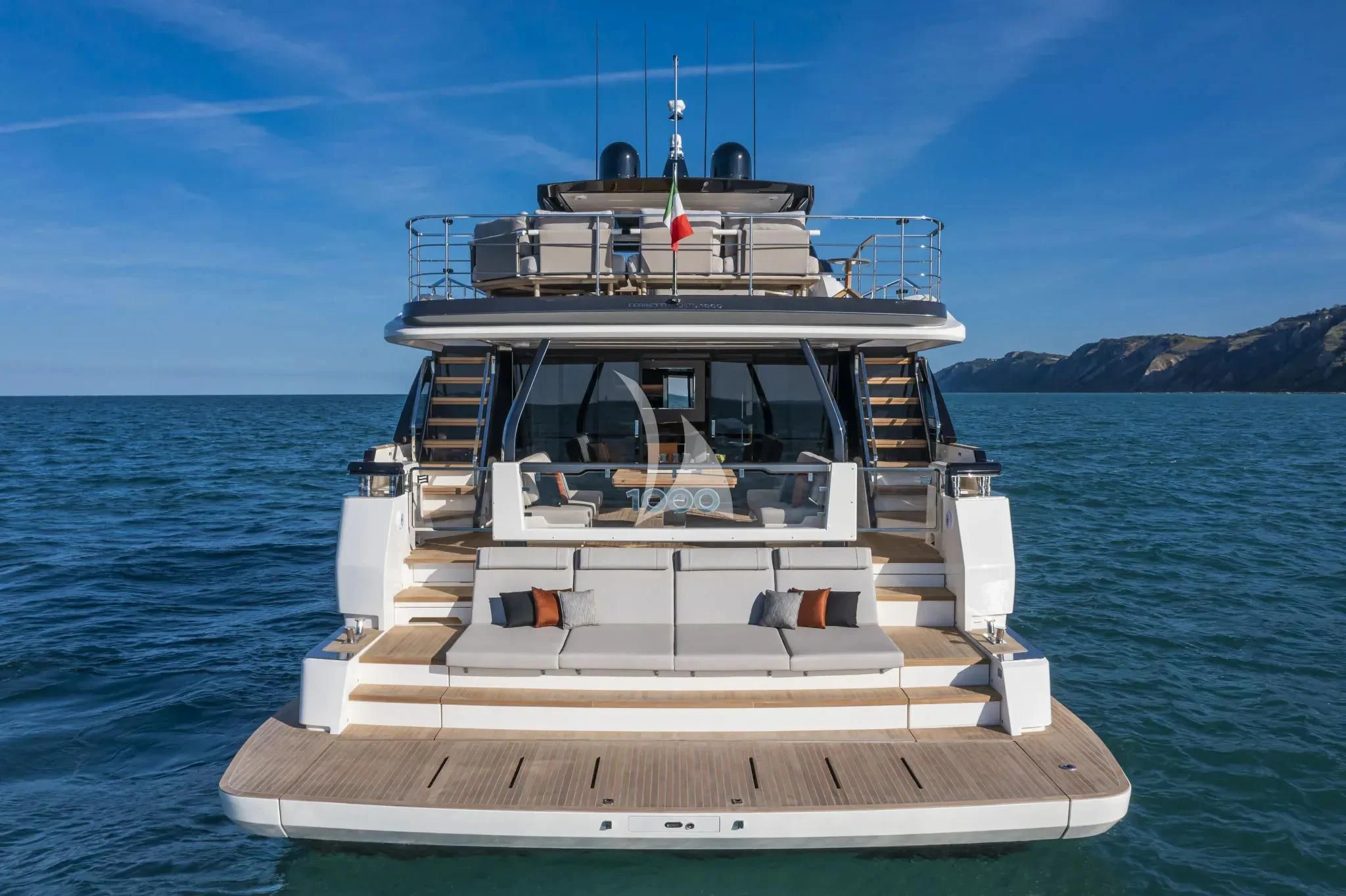 a boat on the water aboard SPICA Yacht for Sale