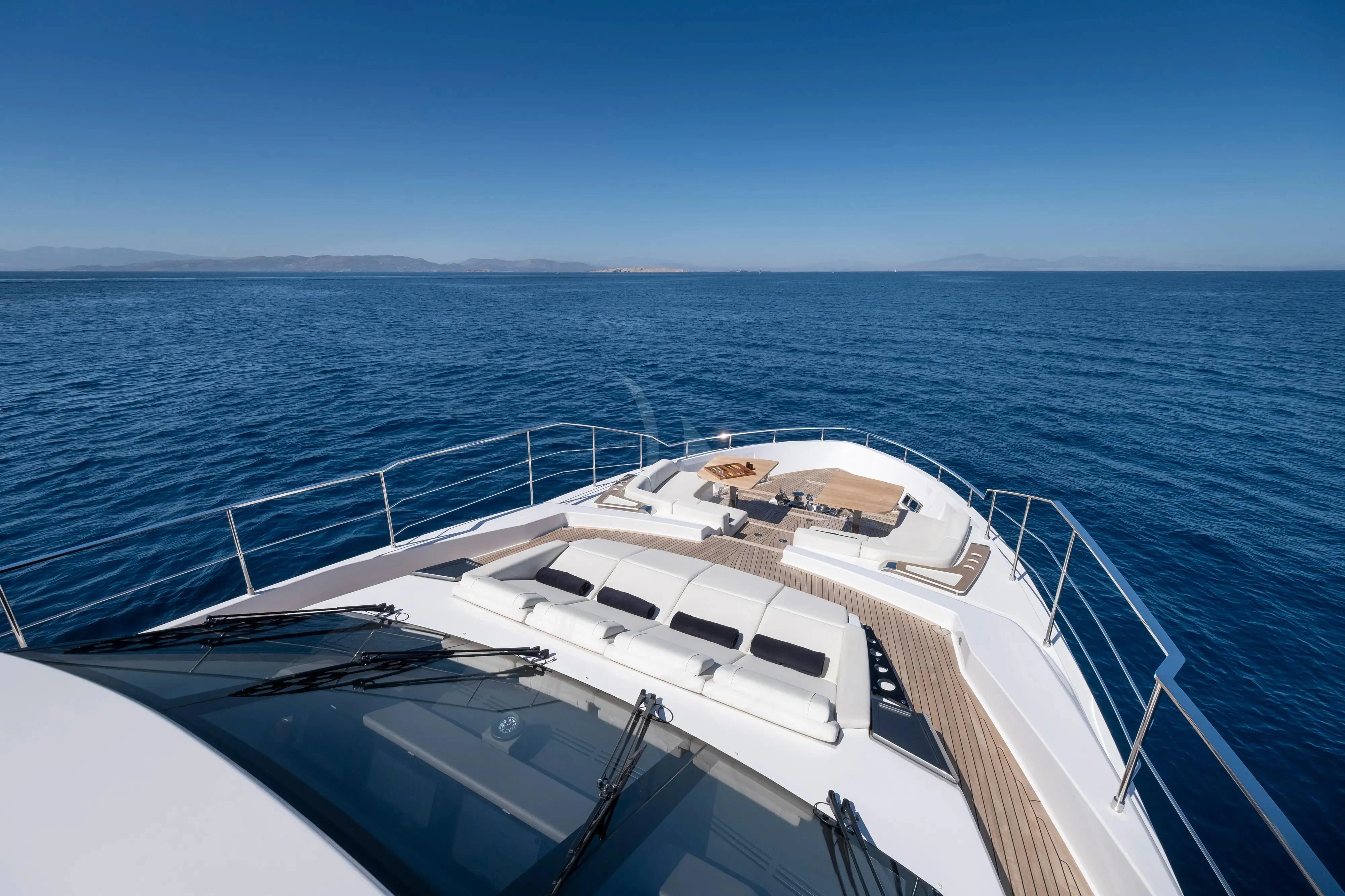 a boat on the water aboard SPICA Yacht for Sale