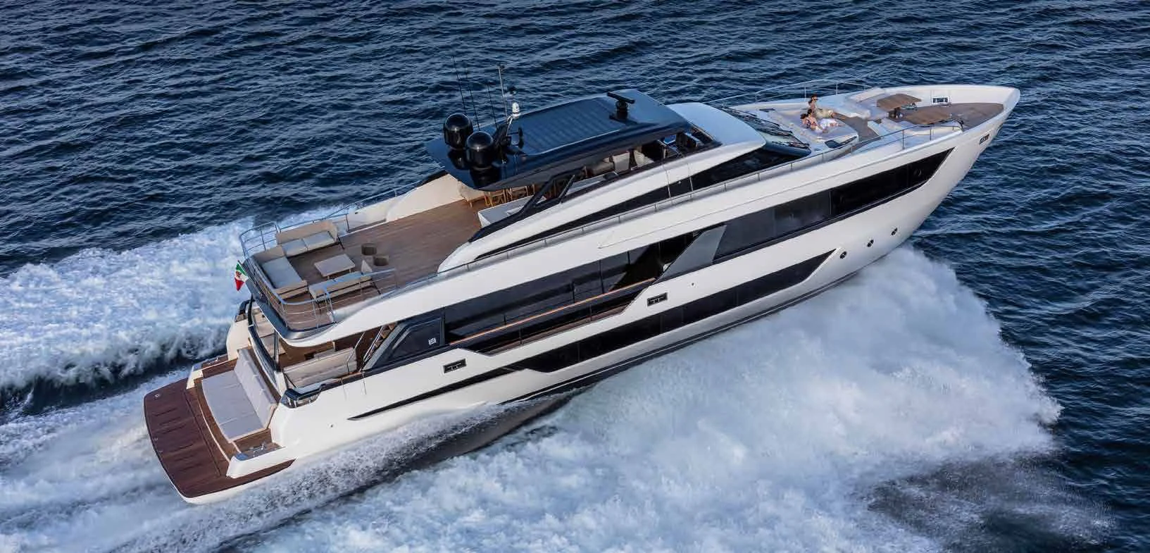 a boat on the water aboard SPICA Yacht for Sale