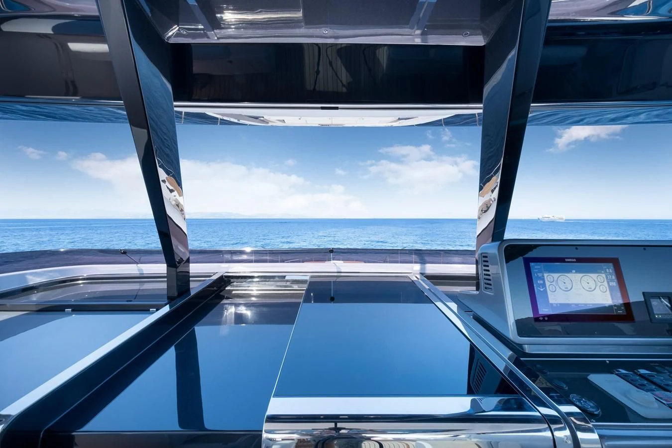 the inside of a boat aboard SPICA Yacht for Sale