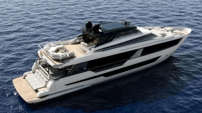 a boat on the water aboard SPICA Yacht for Sale