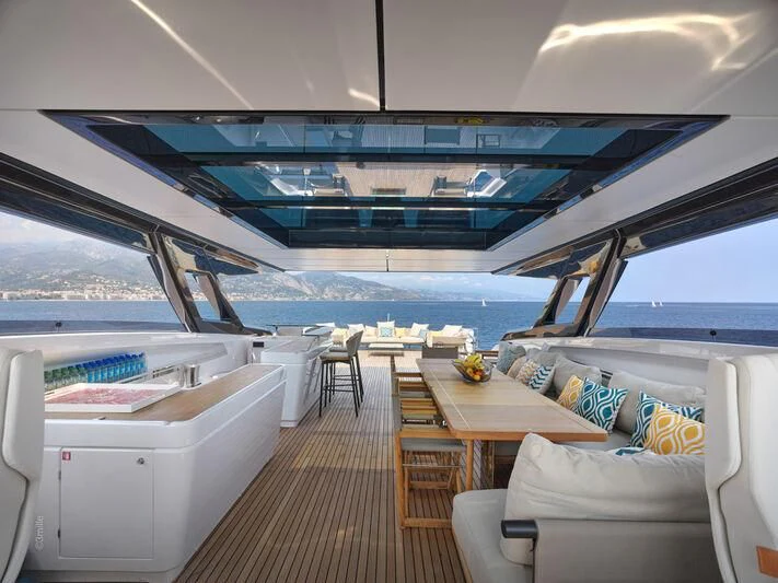 inside of a boat aboard SPICA Yacht for Sale