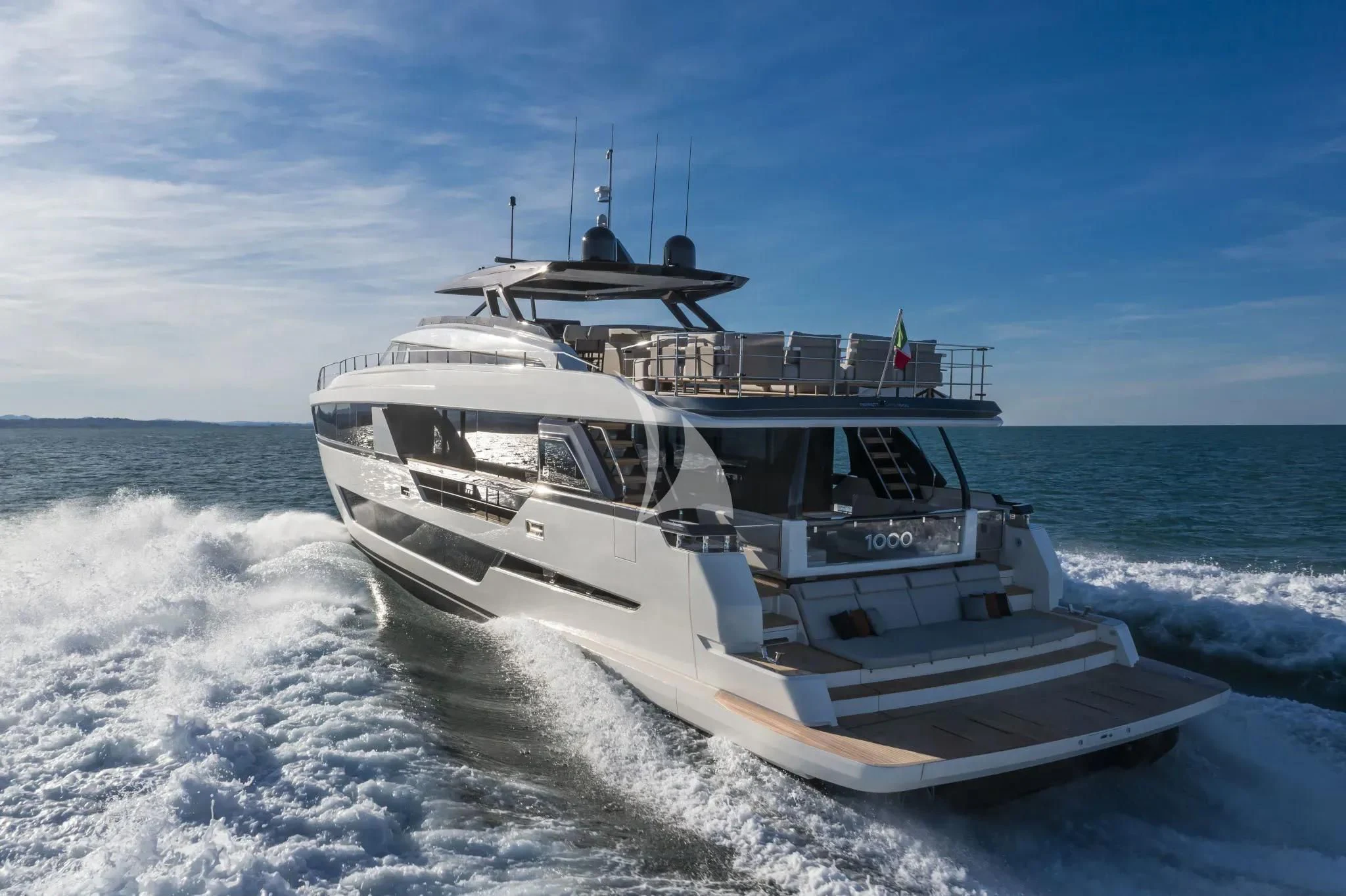 a boat on the water aboard SPICA Yacht for Sale