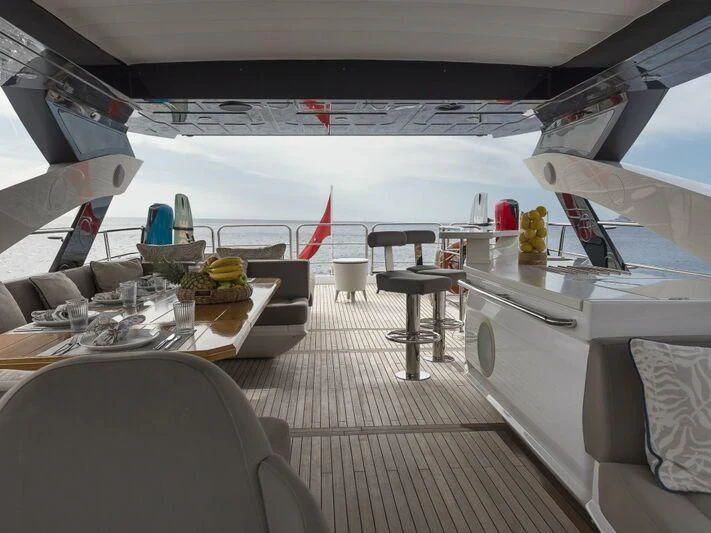 inside of a boat aboard AFTER 8 II Yacht for Sale