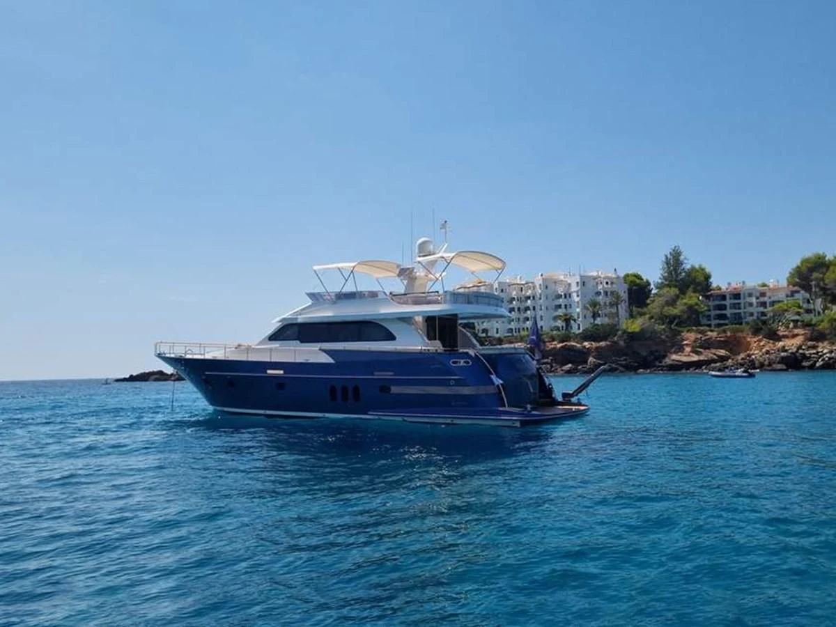 a boat in the water aboard PLEIADES Yacht for Sale