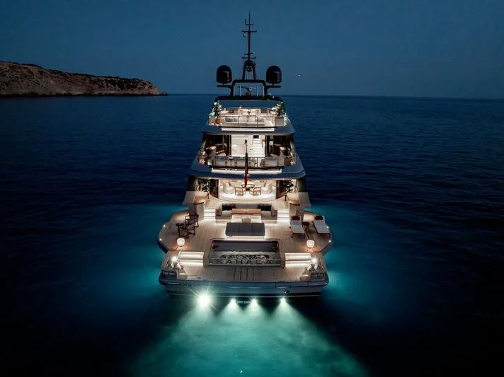 a boat in the water aboard TOSUN Yacht for Sale