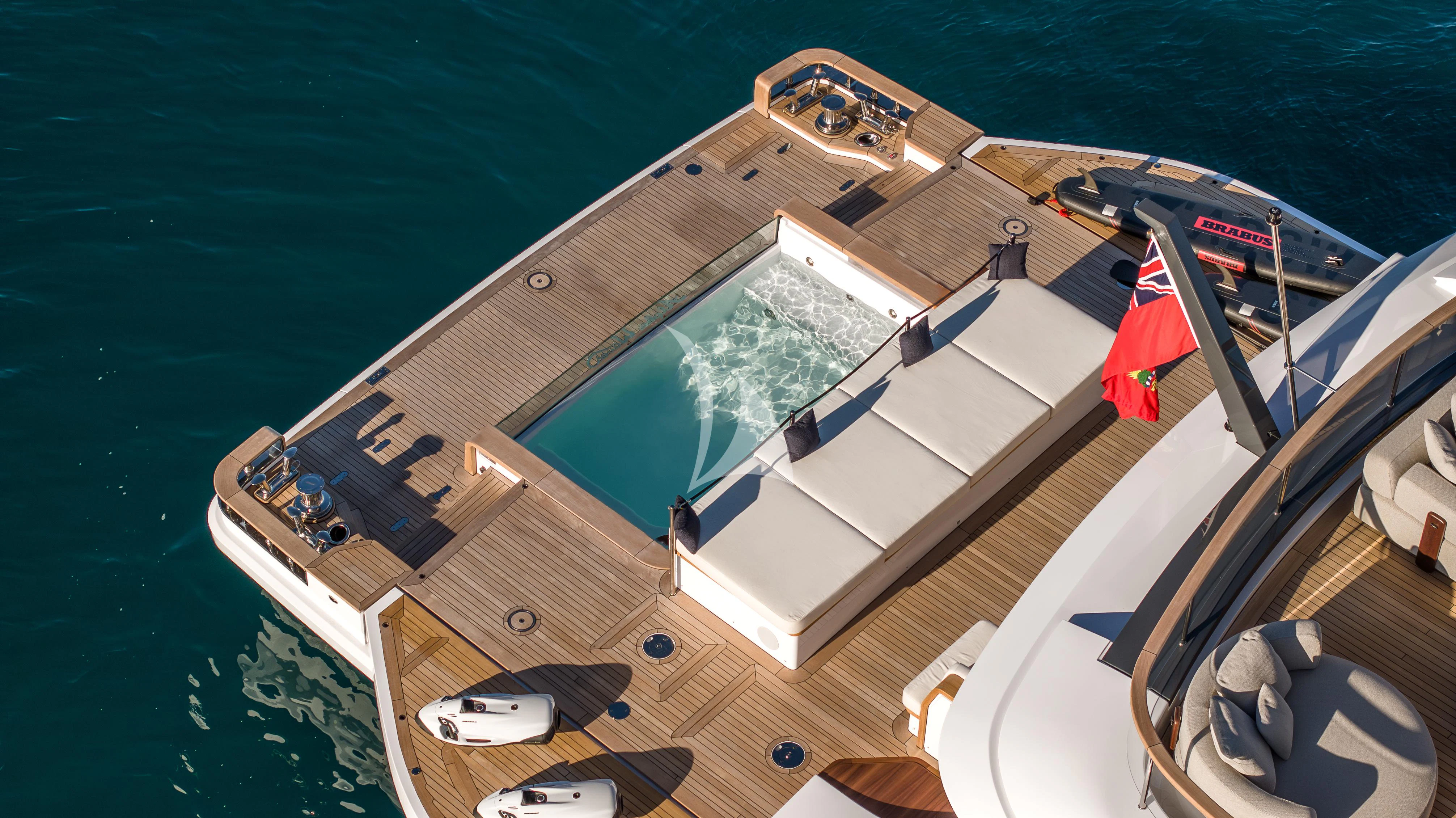 a ship on the water aboard TOSUN Yacht for Sale