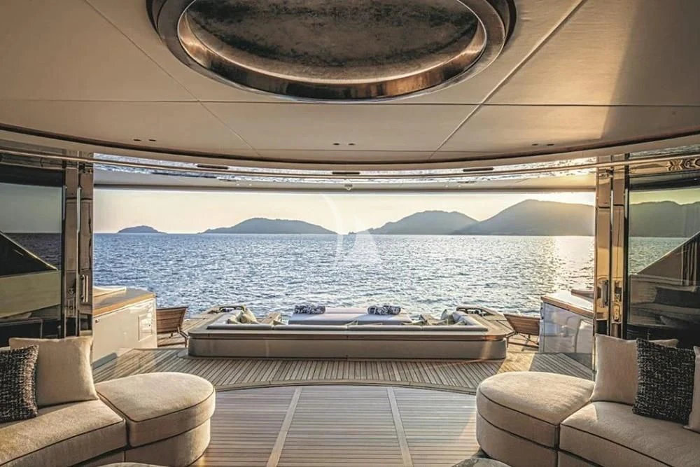 a boat on the water aboard TOSUN Yacht for Sale
