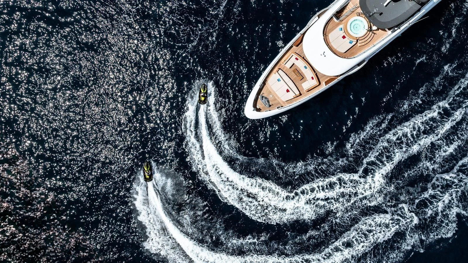a car driving on a road aboard TOSUN Yacht for Sale
