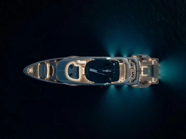 a silver and gold lighter aboard TOSUN Yacht for Sale