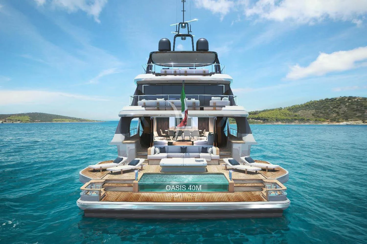 a boat on the water aboard TOSUN Yacht for Sale