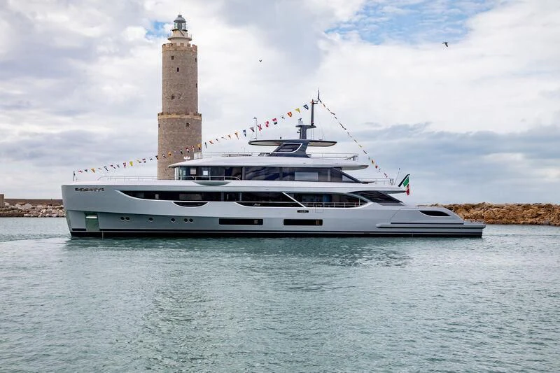 a boat on the water aboard TOSUN Yacht for Sale