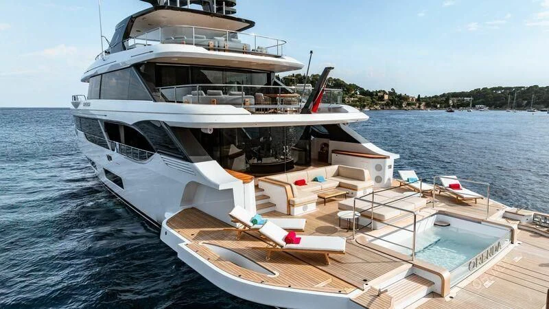 a boat on the water aboard TOSUN Yacht for Sale
