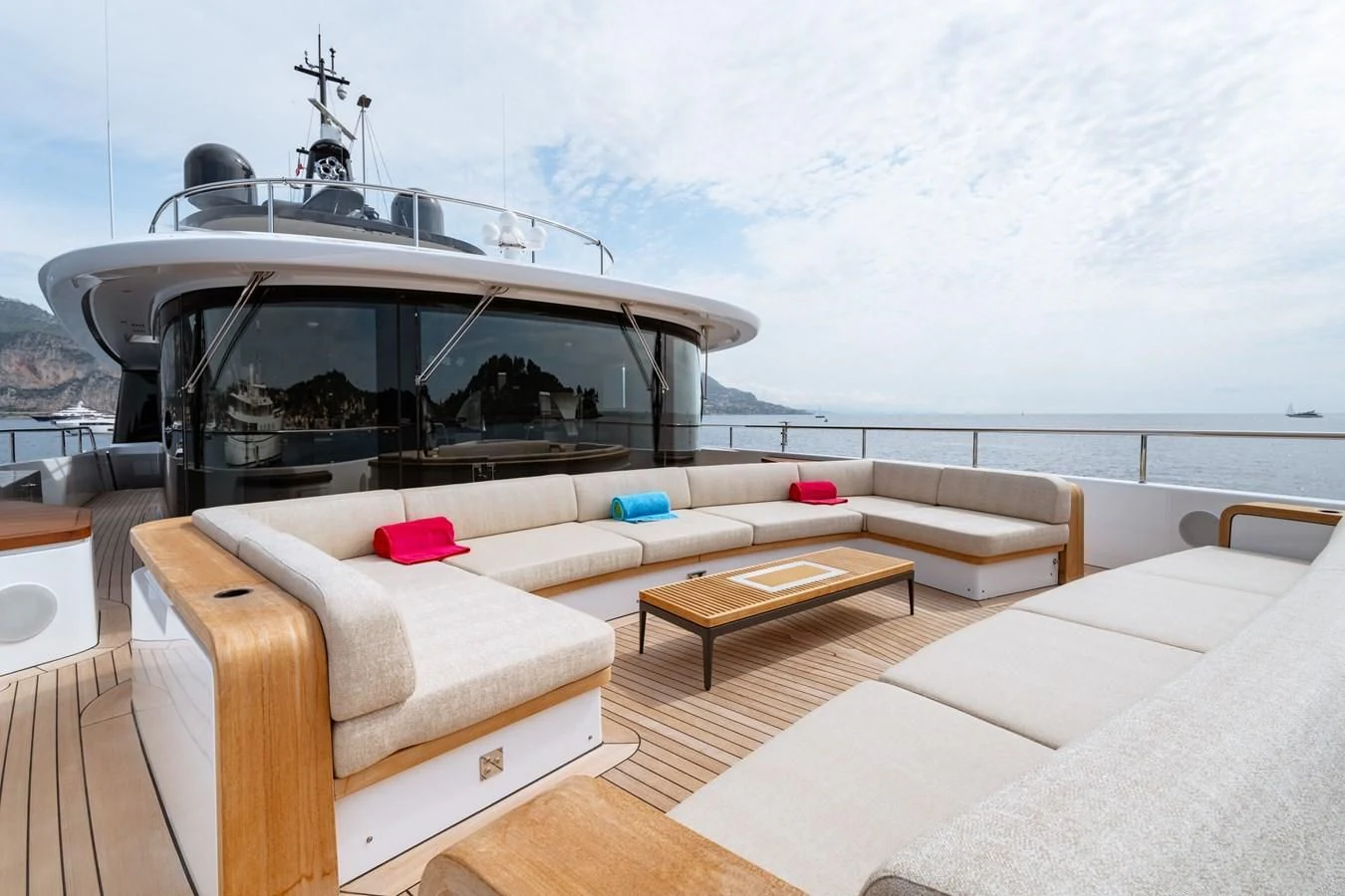 a boat on a boat aboard TOSUN Yacht for Sale