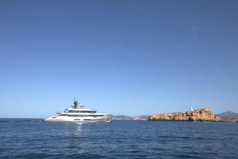 a boat on the water aboard TOSUN Yacht for Sale