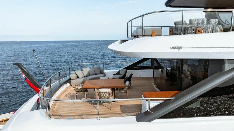 a boat on the water aboard TOSUN Yacht for Sale