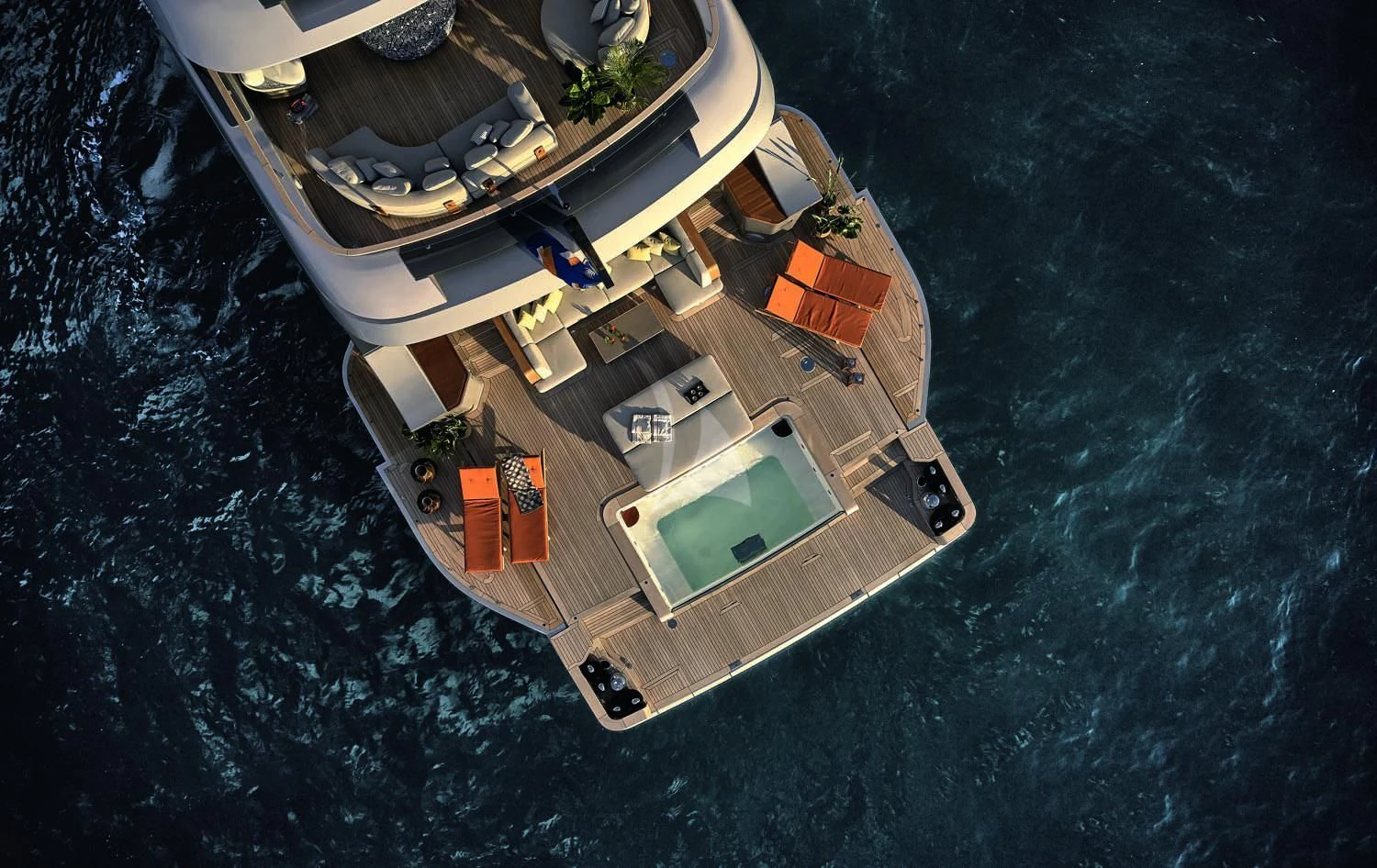 a boat on the water aboard TOSUN Yacht for Sale