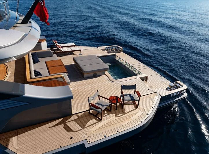 a boat on the water aboard TOSUN Yacht for Sale