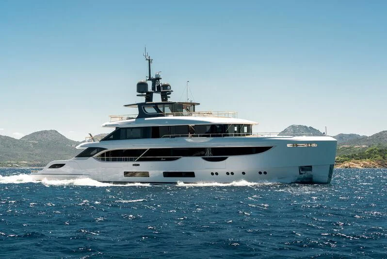 a boat on the water aboard TOSUN Yacht for Sale
